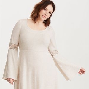 Torrid Lace Inset Skater Dress